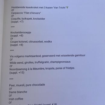 Park West - Prix fix menu - Bistros Near Me - Berchem, VAN Park West - Prix fix menu - Bistros Near Me - Berchem, VAN