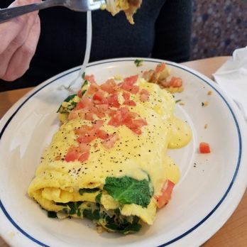 IHOP - A regular omelet spinach good food yummy delicious dish - Breakfast & Brunch Near Me - Ankeny, Iowa IHOP - A regular omelet spinach good food yummy delicious dish - Breakfast & Brunch Near Me - Ankeny, Iowa