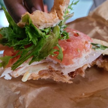 Panera Bread - Paper in the sando! - Sandwiches Near Me - Bronx, New York