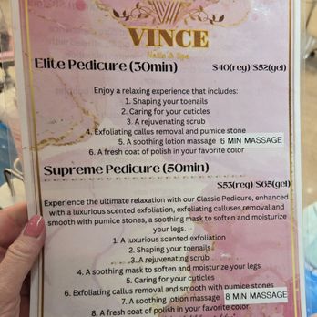 Vince Nails & Spa - 5/26 services - Nail Salons Near Me - Inwood, West Virginia Vince Nails & Spa - 5/26 services - Nail Salons Near Me - Inwood, West Virginia