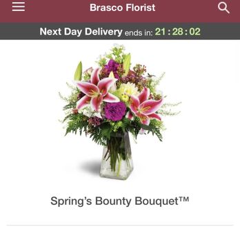 Brasco Florist - Ordered these flowers (no roses, minimal pink) - Florists Near Me - Waltham, Massachusetts