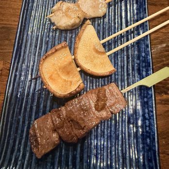 Izakaya Sora - Scallop skewer was like 1/4 of a scallop for $14 - Izakaya Near Me - Laguna Beach, California Izakaya Sora - Scallop skewer was like 1/4 of a scallop for $14 - Izakaya Near Me - Laguna Beach, California