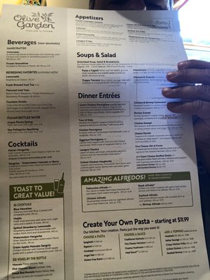 Menu photo 1 Olive Garden Italian Restaurant Bozeman, MT Menu photo 1 Olive Garden Italian Restaurant Bozeman, MT