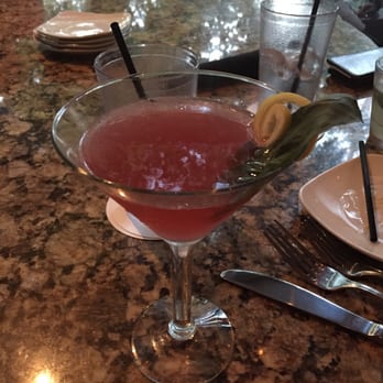 Jack Allen's Kitchen - Pomegranate and basil martini - American Near Me - Austin, Texas