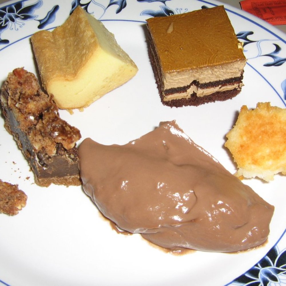 Canton House - a variety of desserts on a plate - Chinese Near Me - Decatur, Alabama