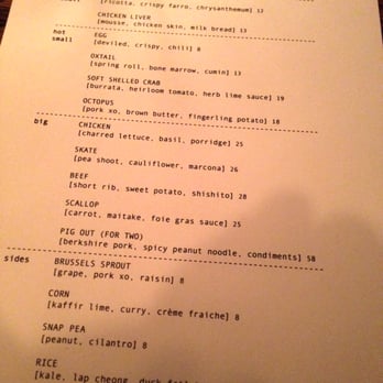 Tuome - menu - New American Near Me - New York, New York Tuome - menu - New American Near Me - New York, New York