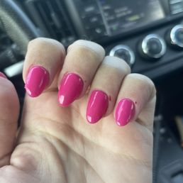 Color they gave me. Note bleeding cuticles