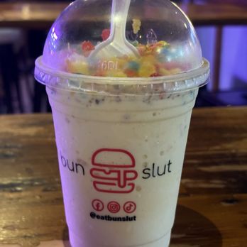BunSlut - Fruity Pebbles Milkshake - Burgers Near Me - Houston, Texas BunSlut - Fruity Pebbles Milkshake - Burgers Near Me - Houston, Texas