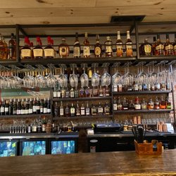 Ram Cat Cellars - Updated bar with glass rack