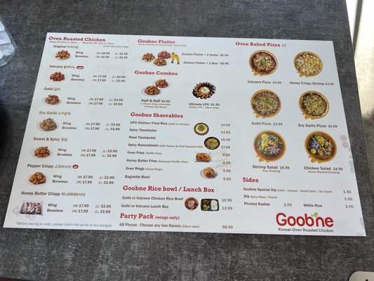 Menu photo 3 Goobne Chicken Artesia, CA