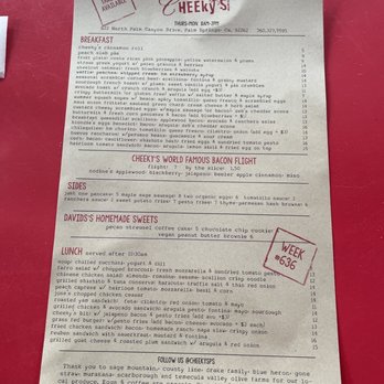 Cheeky's - Breakfast & Brunch Near Me - Palm Springs, California Cheeky's - Breakfast & Brunch Near Me - Palm Springs, California