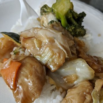 Sushi Burrito - Teriyaki chicken over rice...not bad but nothing special. - Asian Fusion Near Me - Cedar City, Utah Sushi Burrito - Teriyaki chicken over rice...not bad but nothing special. - Asian Fusion Near Me - Cedar City, Utah