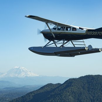 Seattle Seaplanes - Our Cessna 206 on the way to Mt. Rainier - Tours Near Me - Seattle, Washington Seattle Seaplanes - Our Cessna 206 on the way to Mt. Rainier - Tours Near Me - Seattle, Washington
