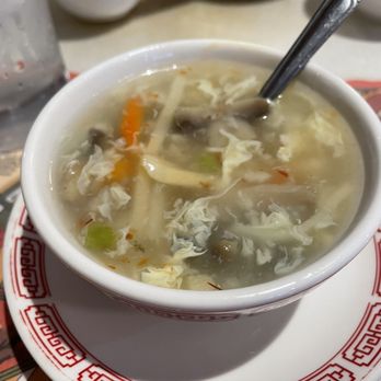 Wah Sing - Egg flower soup served at lunch seating - Chinese Near Me - Napa, California Wah Sing - Egg flower soup served at lunch seating - Chinese Near Me - Napa, California