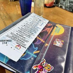 Shiny Prize - The Trapper Keeper drink menu!