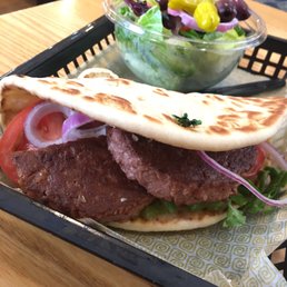 Beyond Hummus Pita w/ Side Greek Salad