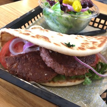 Showmars - Arrowood Rd - Beyond Hummus Pita w/ Side Greek Salad - Greek Near Me - Charlotte, North Carolina