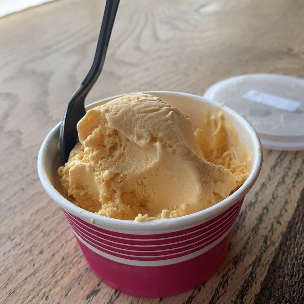 Canton Creamery - Ohhh ya, my double Orange Creamsicle. - Ice Cream & Frozen Yogurt Near Me - Canton, Connecticut Canton Creamery - Ohhh ya, my double Orange Creamsicle. - Ice Cream & Frozen Yogurt Near Me - Canton, Connecticut