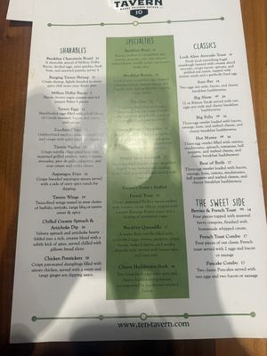 Menu photo 2 Ten Tavern Clovis, CA Menu photo 2 Ten Tavern Clovis, CA