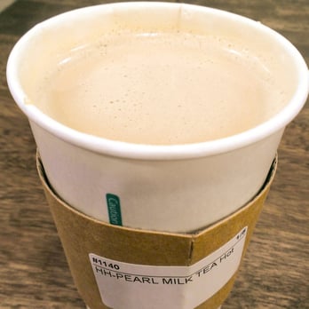 T4 - Hot Pearl Milk Tea...that needs to be topped off haha - Bubble Tea Near Me - Millbrae, California T4 - Hot Pearl Milk Tea...that needs to be topped off haha - Bubble Tea Near Me - Millbrae, California