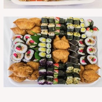 Fukuya - Sushi tray for a farewell party at work. - Japanese Near Me - Honolulu, Hawaii Fukuya - Sushi tray for a farewell party at work. - Japanese Near Me - Honolulu, Hawaii