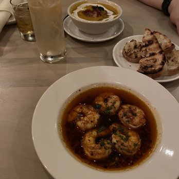 TAVERNA - Drinks: THE BROOKLYN, STARRY EYED Starters: GAMBAS AL AJILLO, BUTTERNUT SQUASH SOUP - Italian Near Me - Jacksonville, Florida