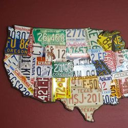 FooteWork Auto License & Title Service - Cool USA Shape with state license plates