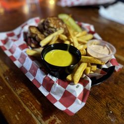 T.D.'s of Clemson - Reuben with a side of honey mustard (to dip the fries)