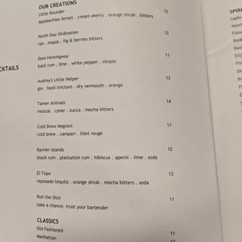 Machete - Cocktail menu, March 2020 - New American Near Me - Greensboro, North Carolina Machete - Cocktail menu, March 2020 - New American Near Me - Greensboro, North Carolina