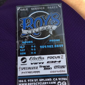 Roy's Cyclery - Bikes Near Me - Upland, California Roy's Cyclery - Bikes Near Me - Upland, California