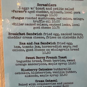 Crema Cafe - Ham and Jam Breakfast Sandwich description - Breakfast & Brunch Near Me - Madison, Wisconsin