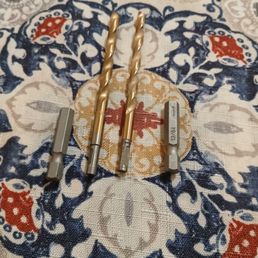 These are the drill bits that busted These are the drill bits that busted