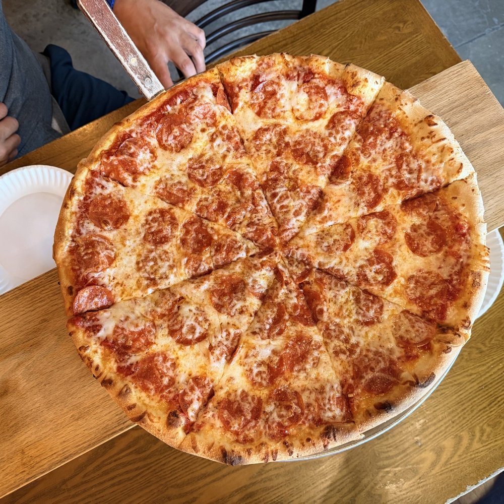 D'Allesandro's Pizza - Large pepperoni pizza - Pizza Near Me - Summerville, South Carolina D'Allesandro's Pizza - Large pepperoni pizza - Pizza Near Me - Summerville, South Carolina
