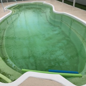 Alkaline Pool & Spa - Pool before green to clean treatment - Pool Cleaners Near Me Alkaline Pool & Spa - Pool before green to clean treatment - Pool Cleaners Near Me