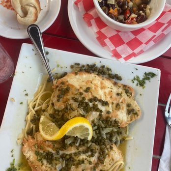 Vito's Italian Kitchen - Chicken Piccata and Marinated Olives - Italian Near Me - Harrisonburg, Virginia