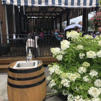 Ellicottville Brewing - Outdoor hand washing station - Brewpubs Near Me - Bemus Point, New York