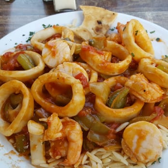 Sofia's Mediterranean Grill - Seafood in tomato sauce - Greek Near Me - Hasbrouck Heights, New Jersey Sofia's Mediterranean Grill - Seafood in tomato sauce - Greek Near Me - Hasbrouck Heights, New Jersey
