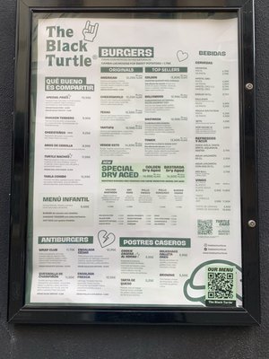 Menu photo 2 The Black Turtle València, V Menu photo 2 The Black Turtle València, V