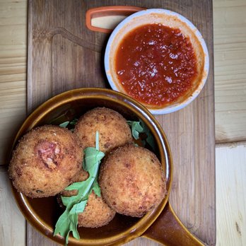 Olive & Garlic - Rice Balls (Sold only 4 For $12.00) Not Individually - Pizza Near Me - Franklin Square, New York Olive & Garlic - Rice Balls (Sold only 4 For $12.00) Not Individually - Pizza Near Me - Franklin Square, New York