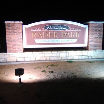 Rader Park - Entrance - Parks Near Me - Weatherford, Oklahoma Rader Park - Entrance - Parks Near Me - Weatherford, Oklahoma