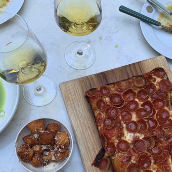 Willmott's Ghost - pepperoni pizza & pecorino & calabrian chili fritti - Italian Near Me - Seattle, Washington