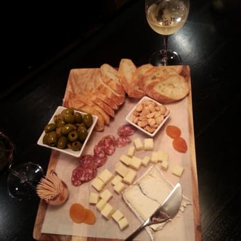 Stave Wine Bar & Market - Goat cheese, manchego cheese, salami, olives, almonds, bread and wine of course! - Wine Bars Near Me - Normal, Illinois