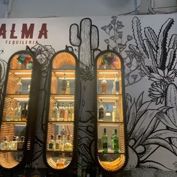 the interior of the restaurant