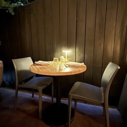 Cocorico - The back patio at Cocorico is fully enclosed, heated, aesthetic and atmospheric