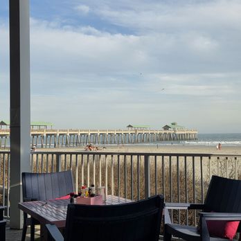 Pinky's on the Beach - Million dollar view from Pinky's on the Beach! Servers were pleasant, food was good. We will be back. - American Near Me - Folly Beach, South Carolina Pinky's on the Beach - Million dollar view from Pinky's on the Beach! Servers were pleasant, food was good. We will be back. - American Near Me - Folly Beach, South Carolina
