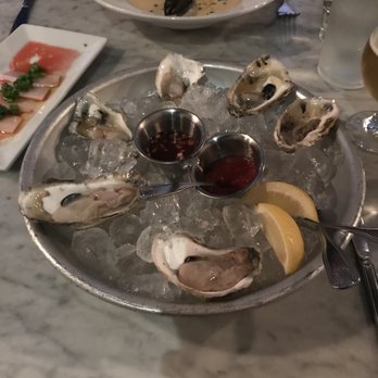 Mignonette - Chefs choice oysters. Miami Spice menu. Mignonette, Miami FL. - New American Near Me - Miami, Florida