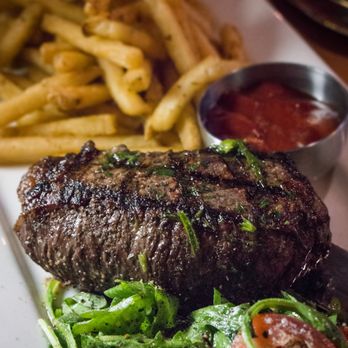 Scaddabush - GRILLED SIRLOIN AAA/USDA choice sirloin brushed with fresh herbs, served with rosemary garlic fries, baby arugula and tomato salad - Italian Near Me - Toronto, Ontario Scaddabush - GRILLED SIRLOIN AAA/USDA choice sirloin brushed with fresh herbs, served with rosemary garlic fries, baby arugula and tomato salad - Italian Near Me - Toronto, Ontario