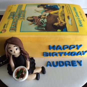 Ele Makes Cakes - Cake resembling a Babysitters Club book with my sister eating a bowl of pho and a Chanel purse -- LOVE - Custom Cakes Near Me