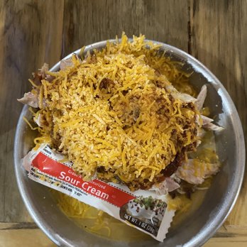 Big Tex Bar-B-Que - Small Loaded Baked Potato with Smoked Chicken - Barbeque Near Me - Willcox, Arizona