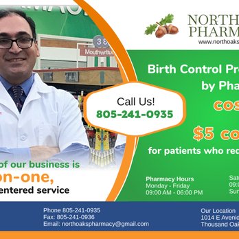North Oaks Pharmacy - Our Certified pharmacist at North Oaks Pharmacy is able to prescribe birth controls, and emergency contraceptives. - Pharmacy Near Me - Thousand Oaks, California North Oaks Pharmacy - Our Certified pharmacist at North Oaks Pharmacy is able to prescribe birth controls, and emergency contraceptives. - Pharmacy Near Me - Thousand Oaks, California